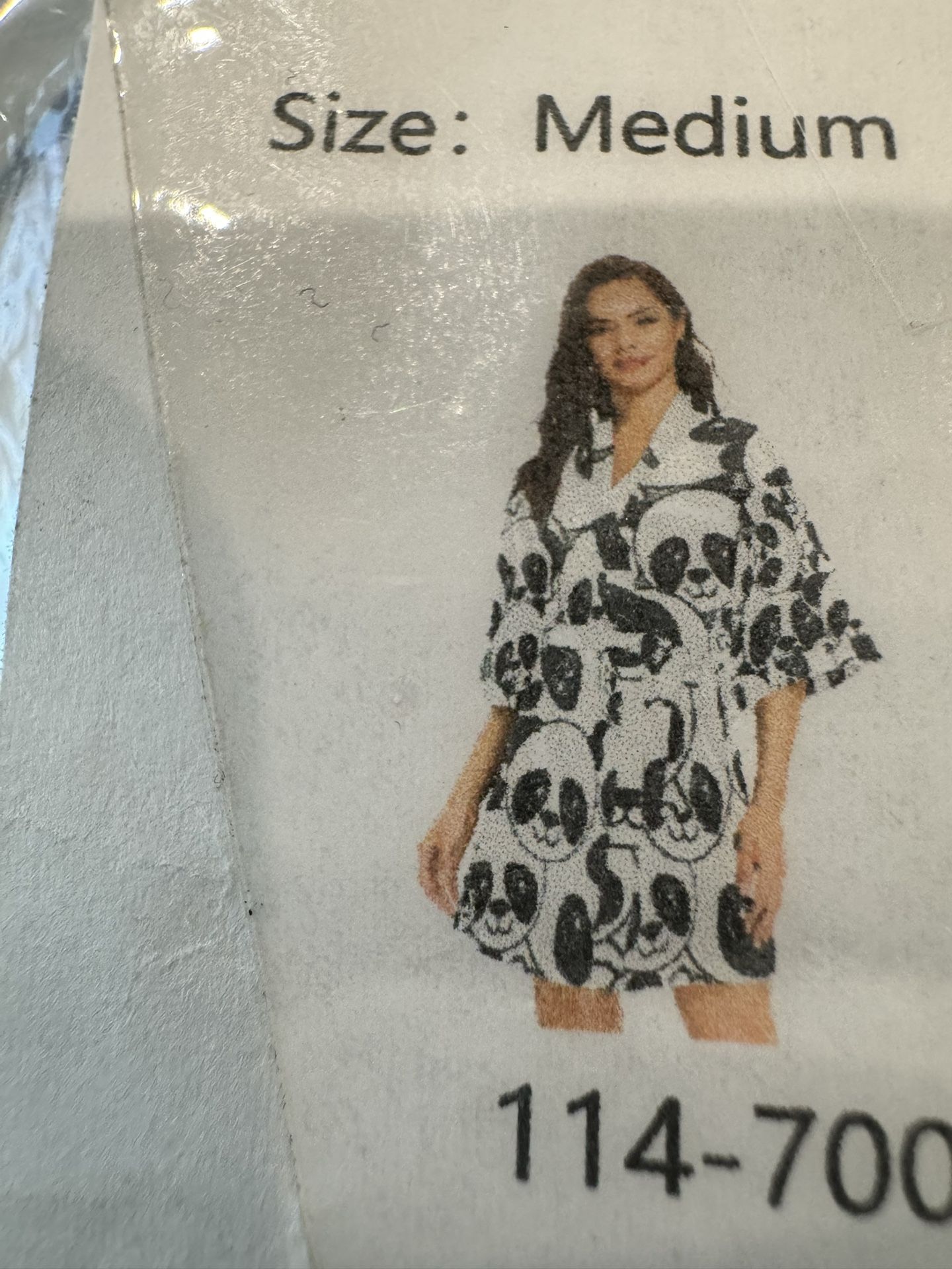 Cute Pandas Robes for Women's Sleepwear Robe Soft Nightgown with Belt