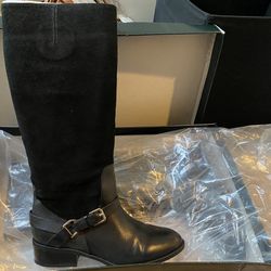 Ralph Lauren Women’s Black Suede Boots Size 7.5