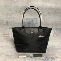 Longchamp Le Pliage 70th Anniversary  Tote Bag size large Black  