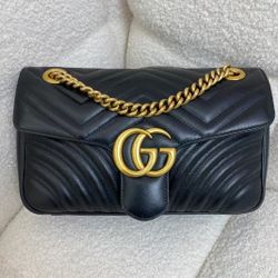 GG Marmont Bag Black New 26