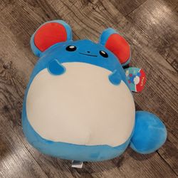 New 13" Marill Squishmallows Pokémon Mouse Plush Stuffed Animal Toy