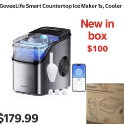 New in box GoveeLife Smart Countertop Ice Maker 1s, Cooler 3 size ice make $100 firm cash only pick up east Palmdale 