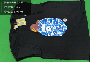 BAPE ABC Camo Milo On Big Ape Tee