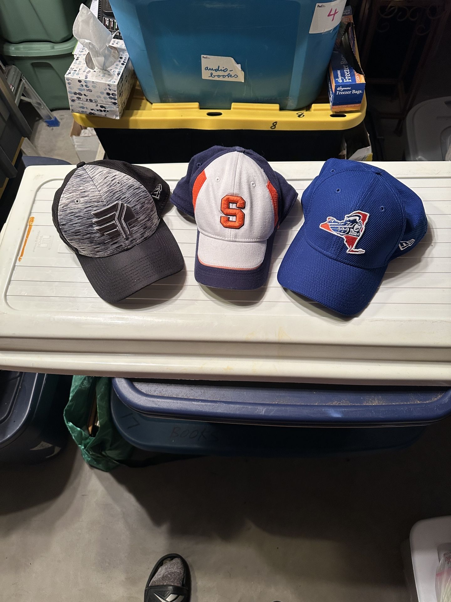 Three Vintage Baseball Hats