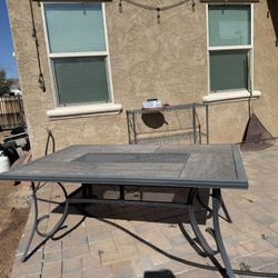 Metal Patio Table 