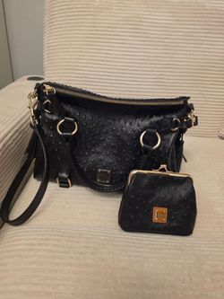 Dooney and bourke ostrich satchel