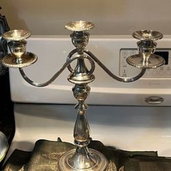 Silver Candle Holder 