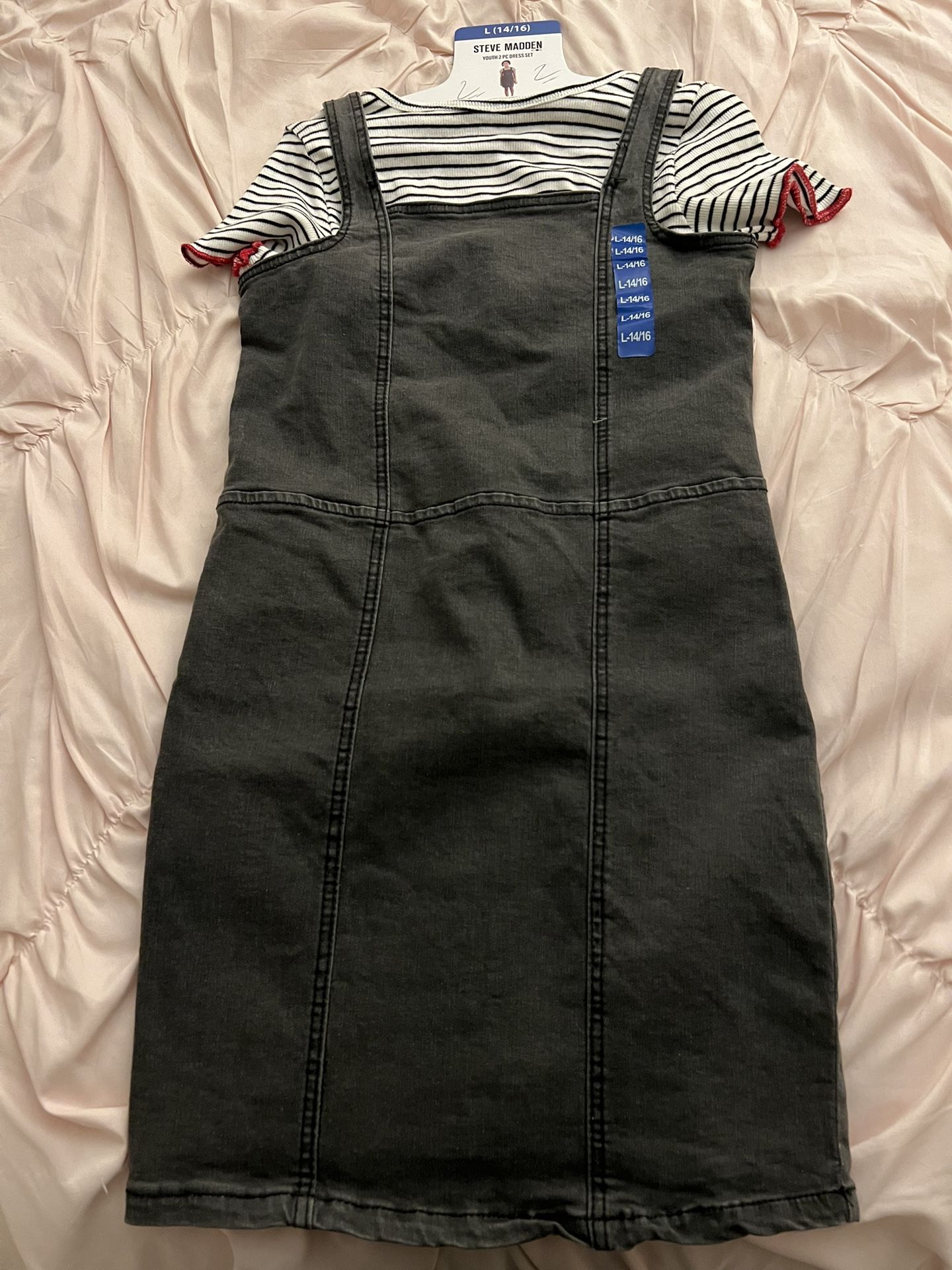 Large Steve Madden Youth 2pc Dress set 