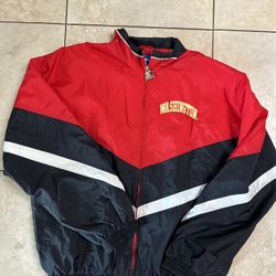 Starter Jacket Vintage College Windbreaker