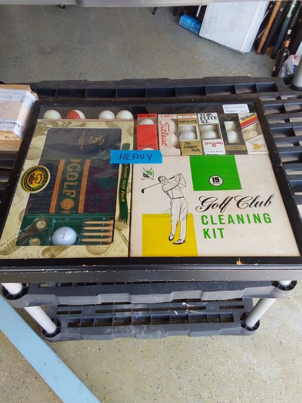 Vintage Golf Shadow Box