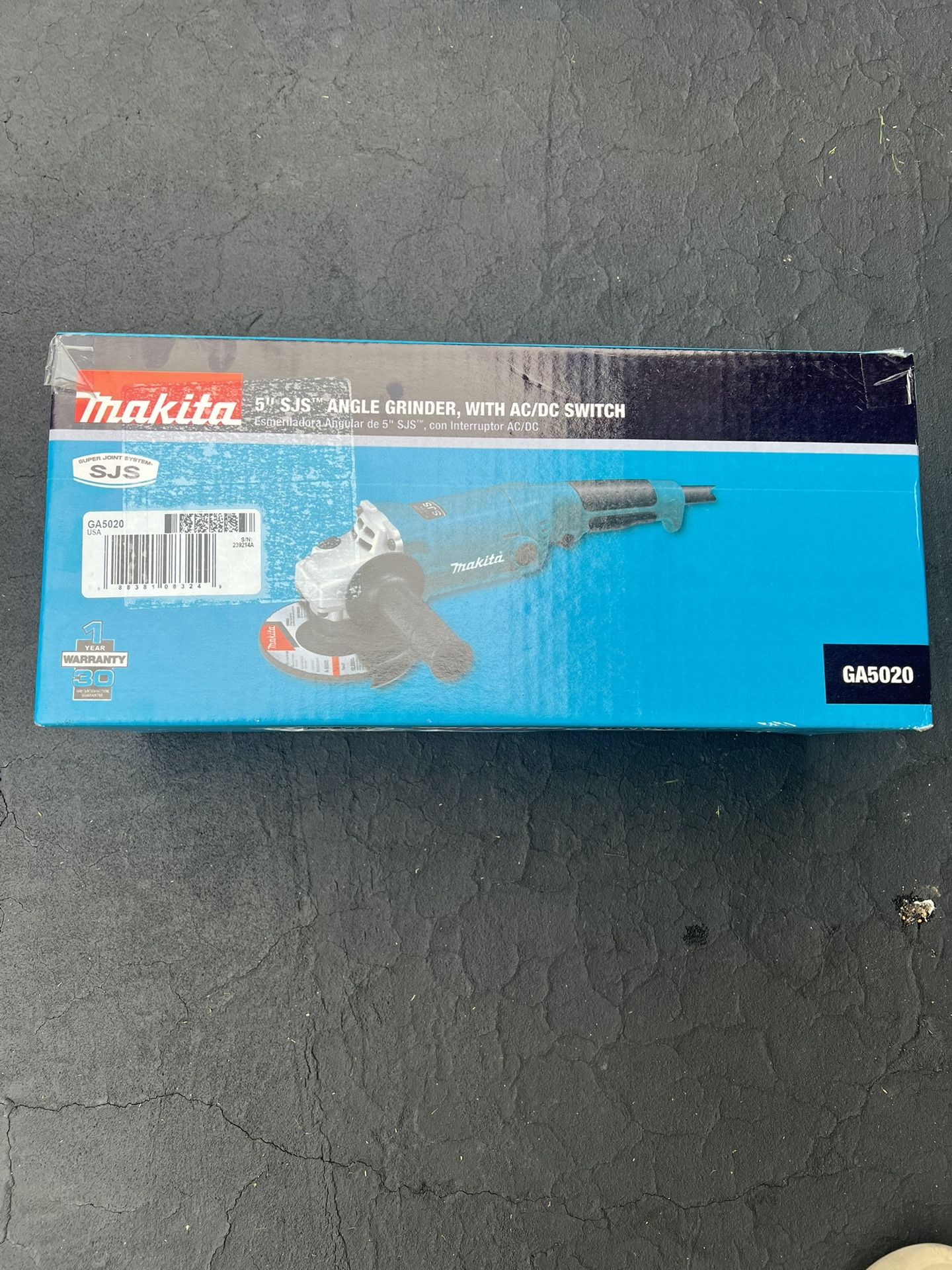 Makita 10.5 Amp 5 in. SJS Angle Grinder