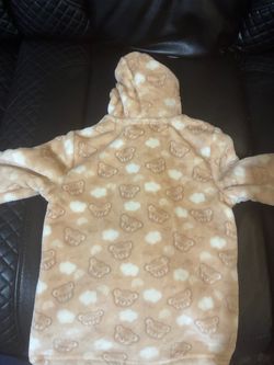 Light brown and white robe
