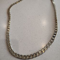 23 Inch 14 K Solid Gold Cuban Chain 