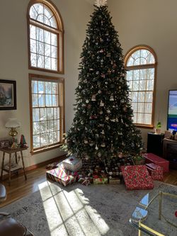 13’ Balsam Hill Pre-lit Christmas Tree