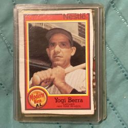  1987 Topps Nestle baseball card  Yogi Berra