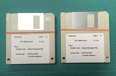 Tektronix TDS 3000 Series Upgrade Software Firmware V3.39 & V3.41