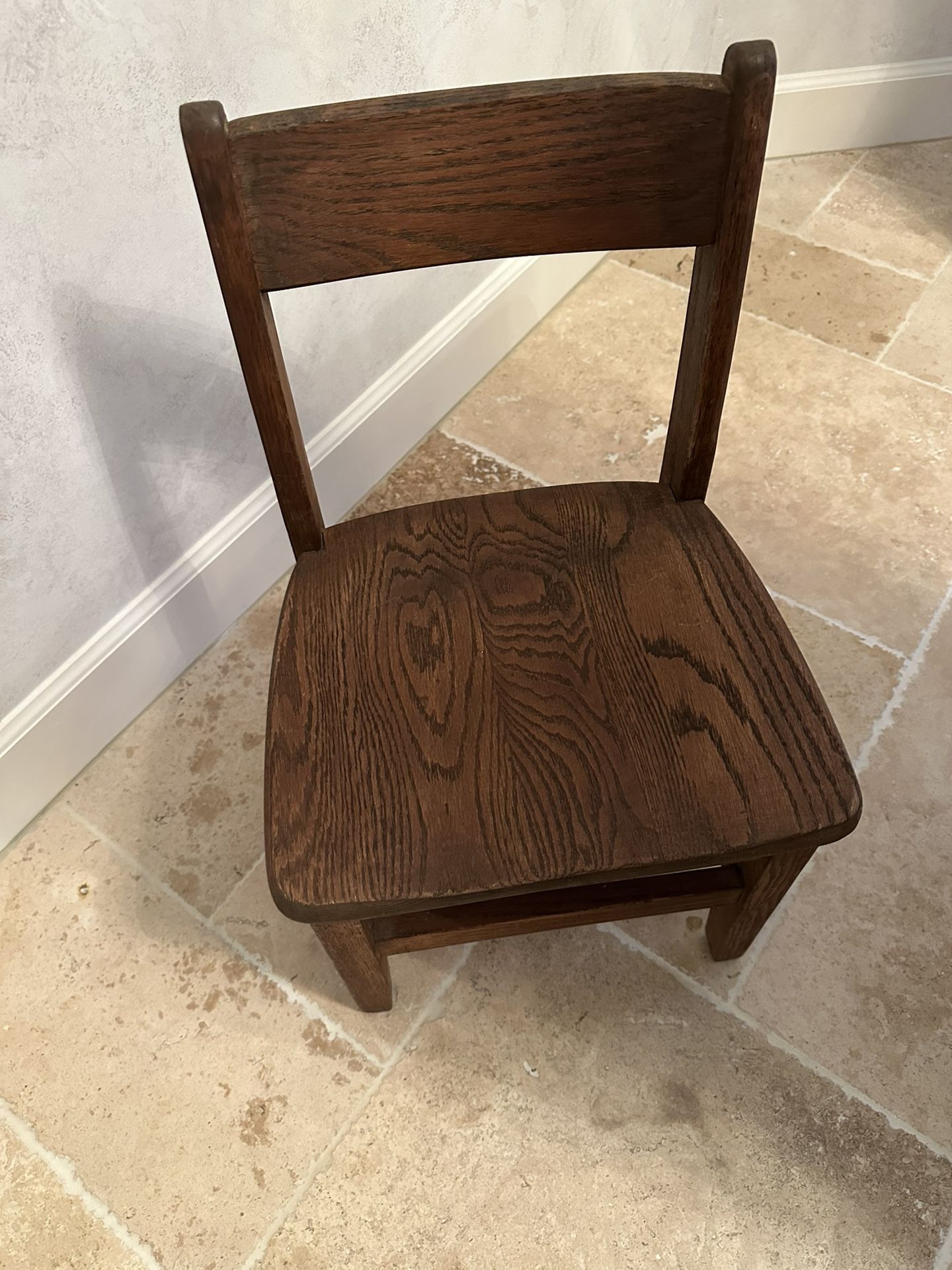 Vintage Solid Wood Child Chair