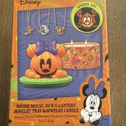 Disney Minnie Candle & Jewelry