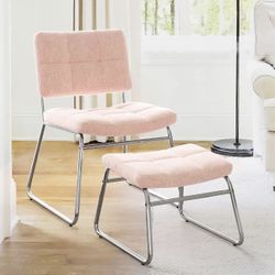 Accent Chair with Ottoman