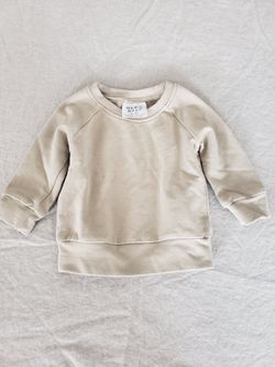 Mebie Baby French Terry Crewneck Sweater 6-12m