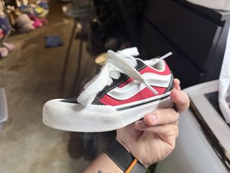 Red Vans size 11C kids