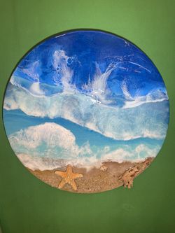Resin Ocean Wall Art (HandMade)