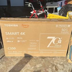 Toshiba Smart 50” Tv Brand New