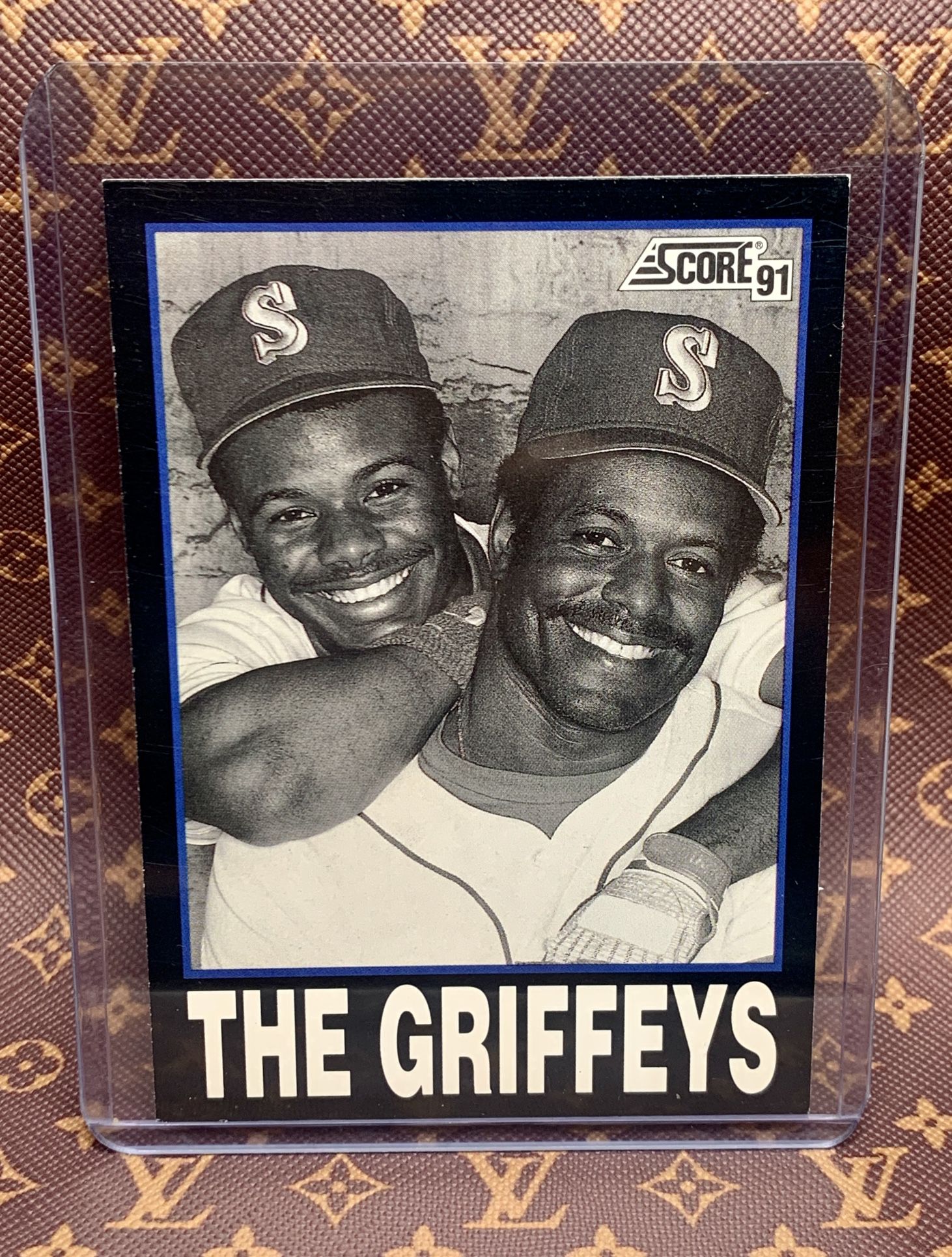 Ken Griffey Jr With His Dad Baseball Card 🔥🔥
