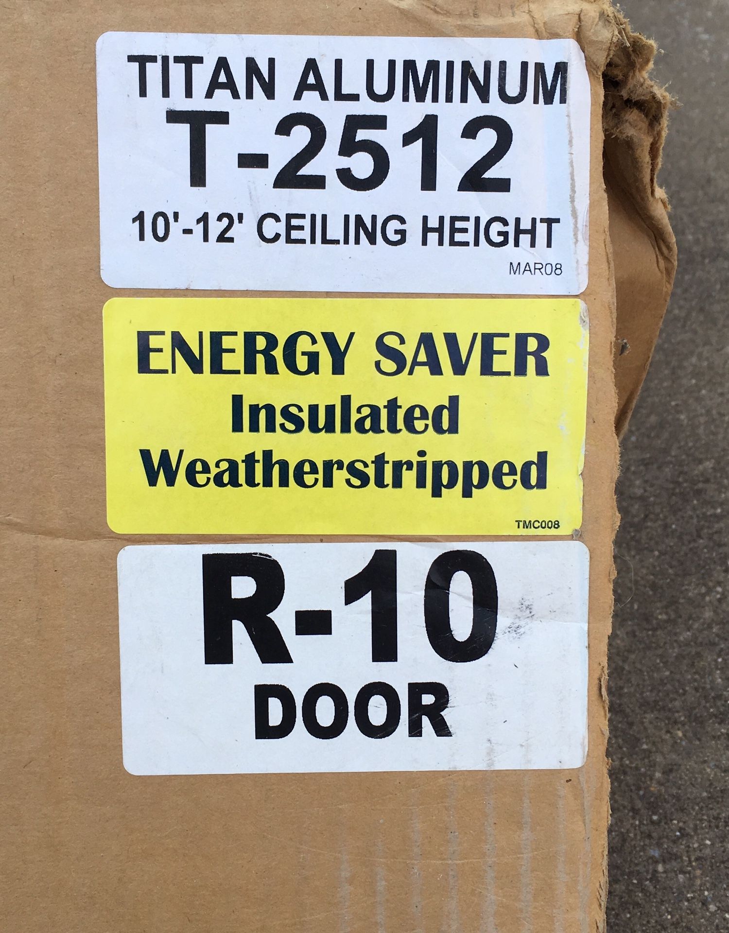 Marwin Titan T-2512 aluminum attic ladder