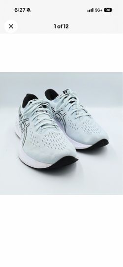 ASICS GEL-EXCITE 10 Men’s Running Shoes Size 12 White Black 1011B600