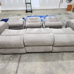 Flexsteel 3 Cushion Power Reclining Sofa