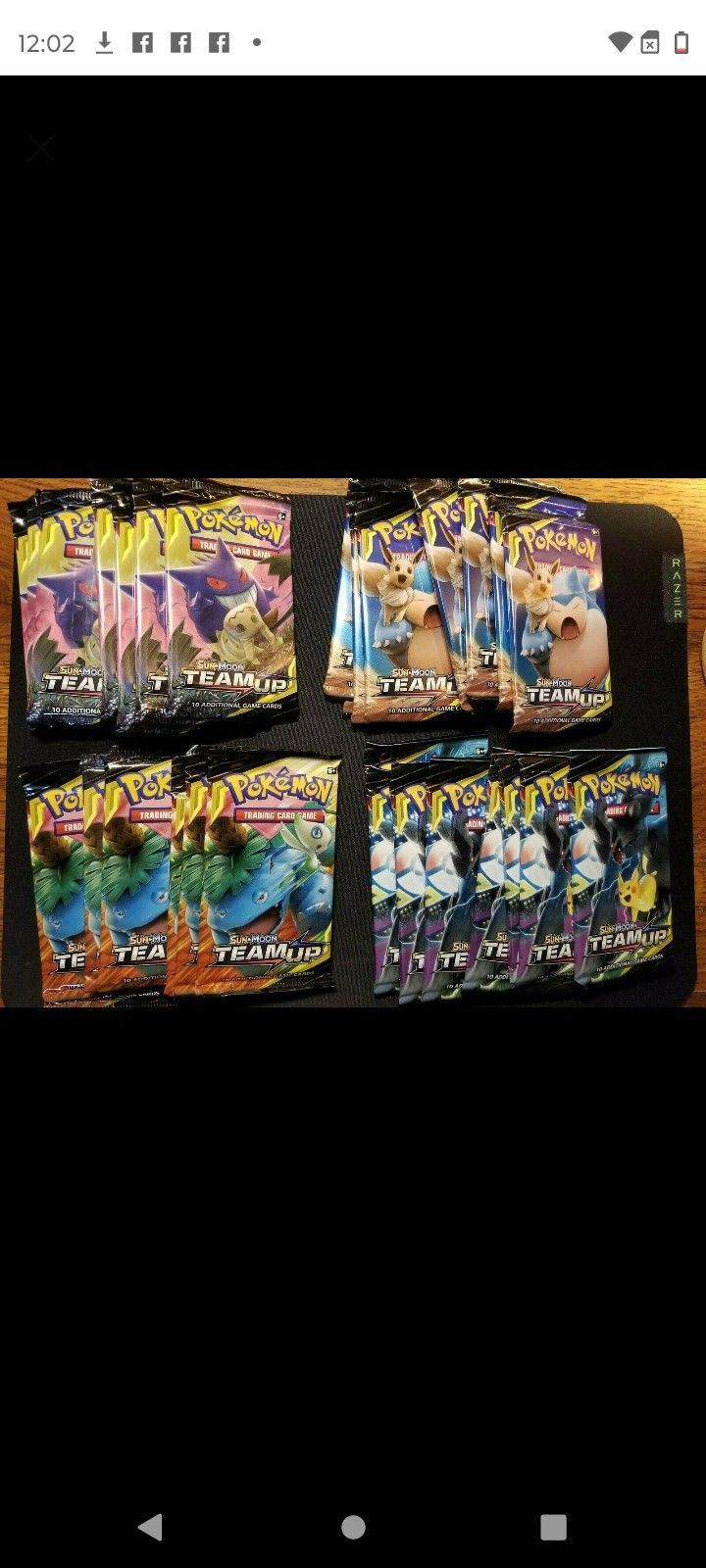 Pokemon Unopened Packs Of Team Up. 27 Packs Total. Asking $20 Per Pack. Prefer To Meet Local But Can Also Ship.