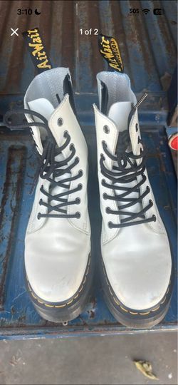White Platform Dr. Martens