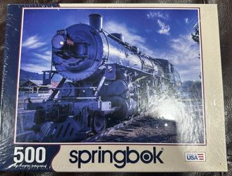 SEALED Grand Canyon Express Train Springbook 500pc puzzle Free Shipping