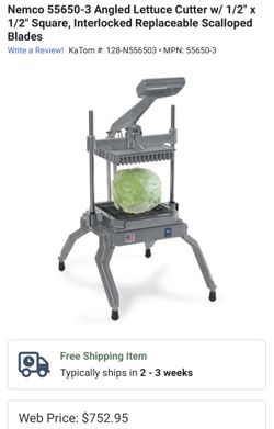 Restaurant Grade and Quality Nemco Lettuce Chopper