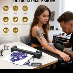 Portable thermal Tattoo stencil printer