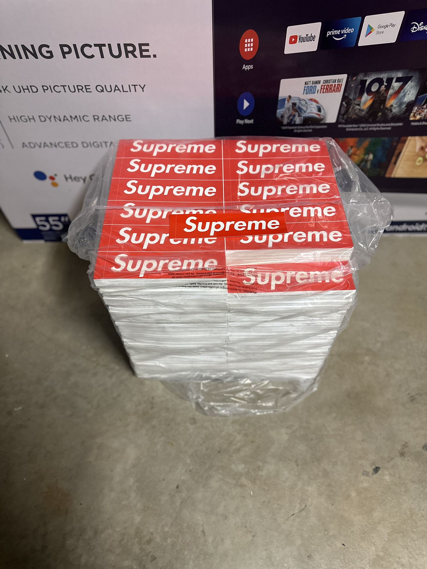 Supreme Sticker Table