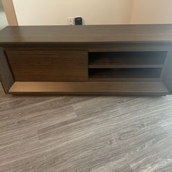 Brown Solid Wood TV Stand