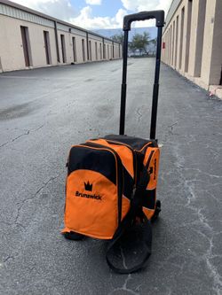 Brunswick Bowling Bag And Nitrous Bowling Ball