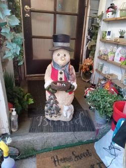 Light Up Vintage Snow Man 