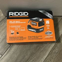 RIDGID 18 V 175 W Power Inverter Kit
