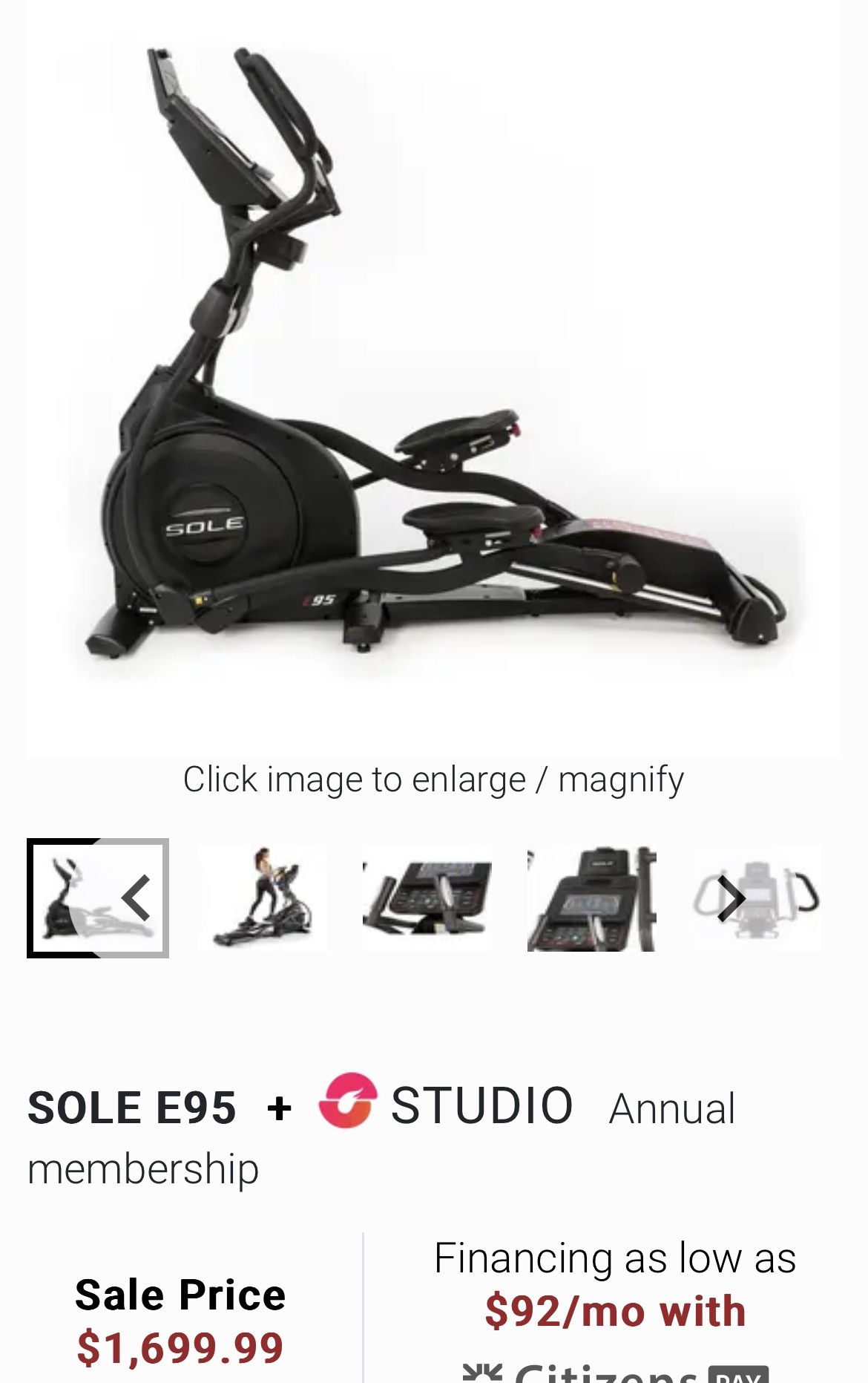 Reduced!!Elliptical - Gym Grade & A Steal At $275!