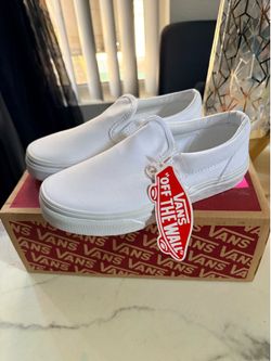 Brand new Kids slip on vans size 1y $25