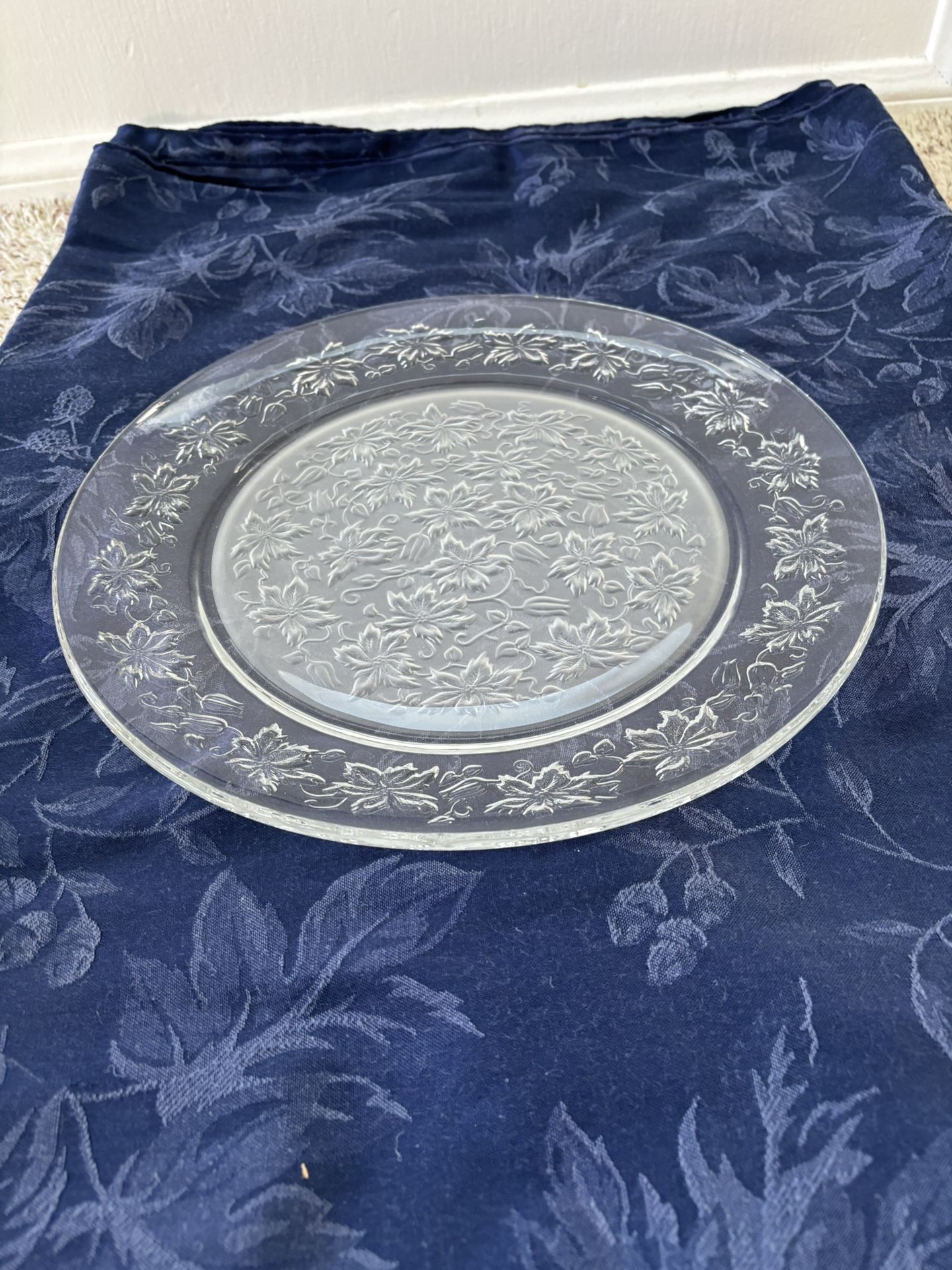 Vintage Princess House Crystal Serving Platter