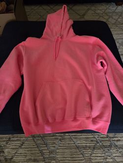Pink Pullover Hoodie Sweatshirt