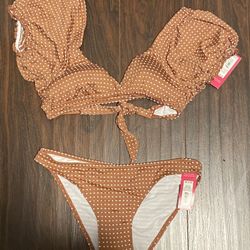 New Women’s Bikini Top Size S Bottom Size M