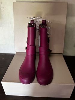 Authentic Burberry Rain Boots – EU 36 / Women’s US 6 – Excellent Condition
