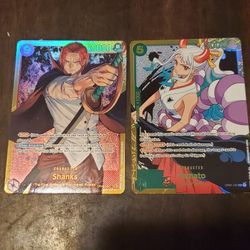 One Piece Romance Dawn Shanks And Yamato Secret Rare