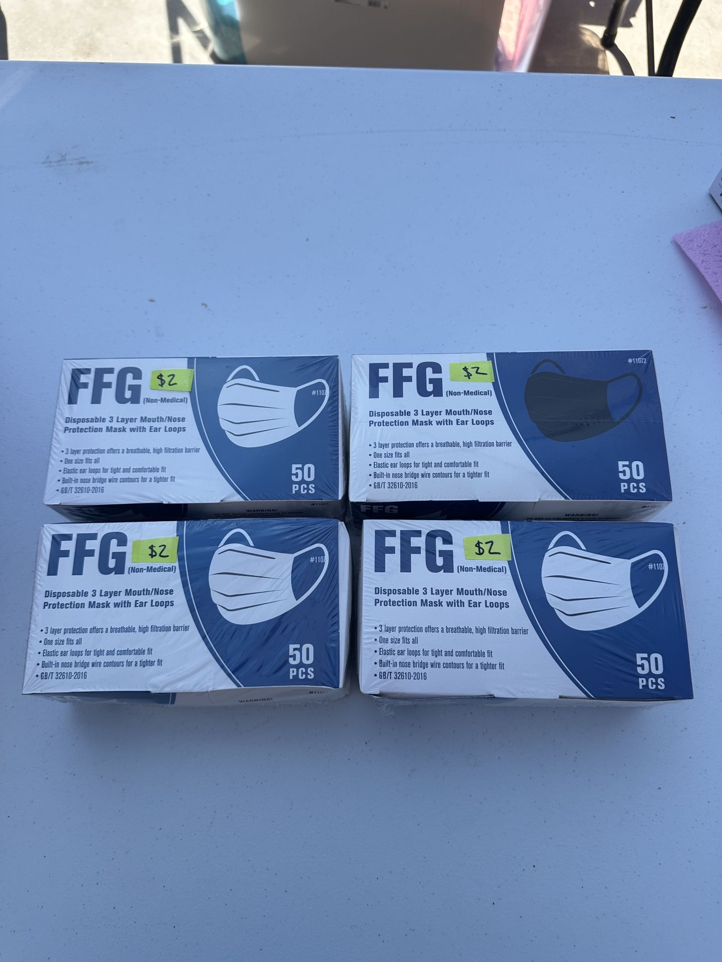 Face Masks Boxes