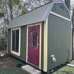 Finished 8’x14’ WeatherTech Shed - Move In Ready Office/Tiny Home